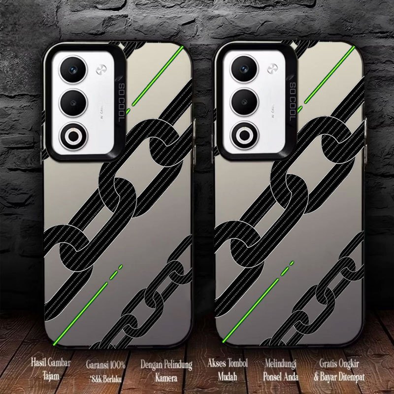 Softcase IMD สีดําบทคัดย่อ Motif Minimalist Premium ป้องกัน HP สําหรับ Oppo A16 A17 A3 PRO A37 A18 A