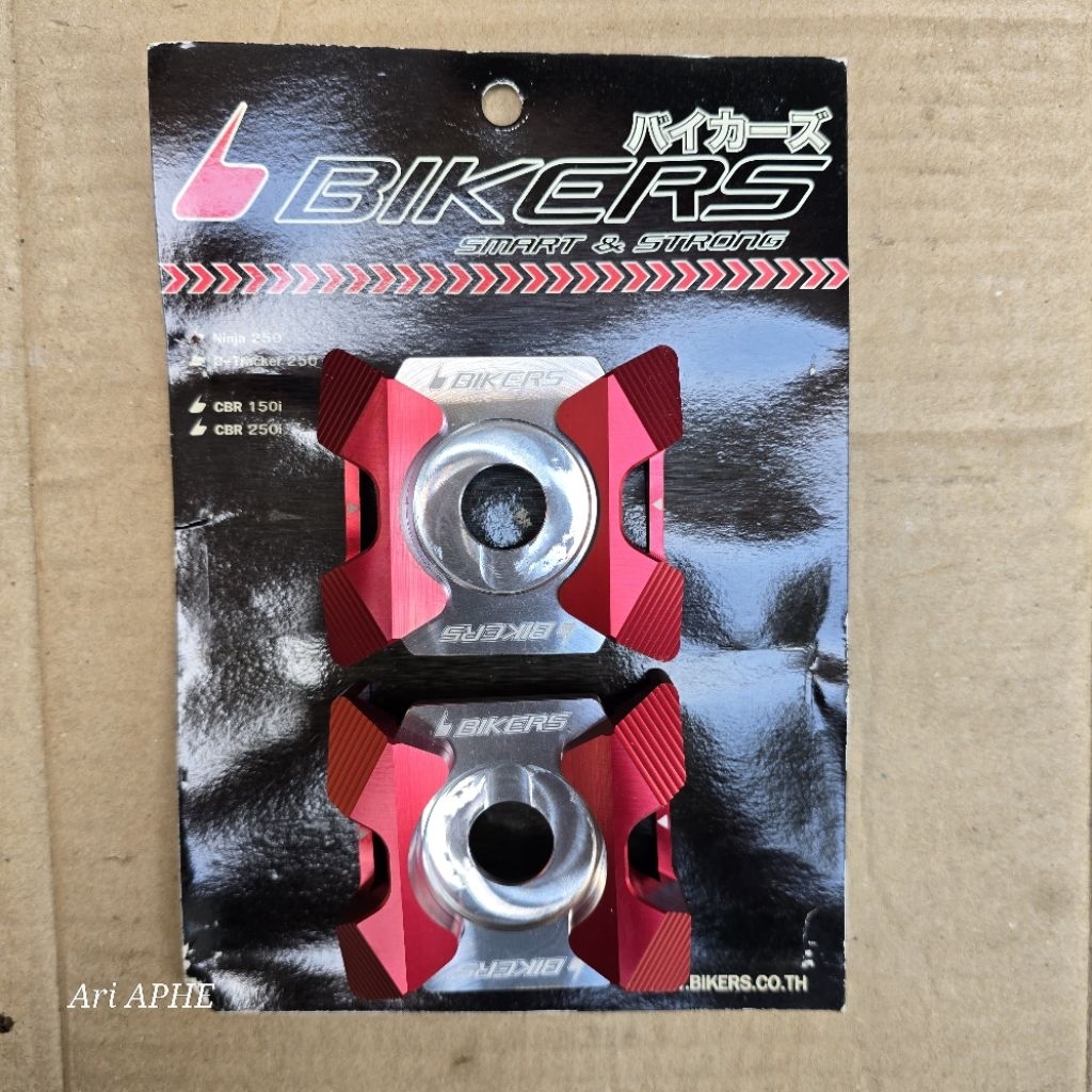 ฝาครอบชุดโซ่สวิงอาร์ม BIKERS thailand CNC kawasaki NINJA 250 FI OLD / NINJA 250 R CARBON / Z250