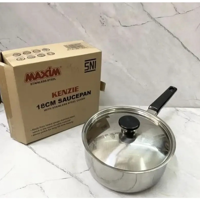 MAXIM SAUCEPAN KENZIE 18CM SS-P138
