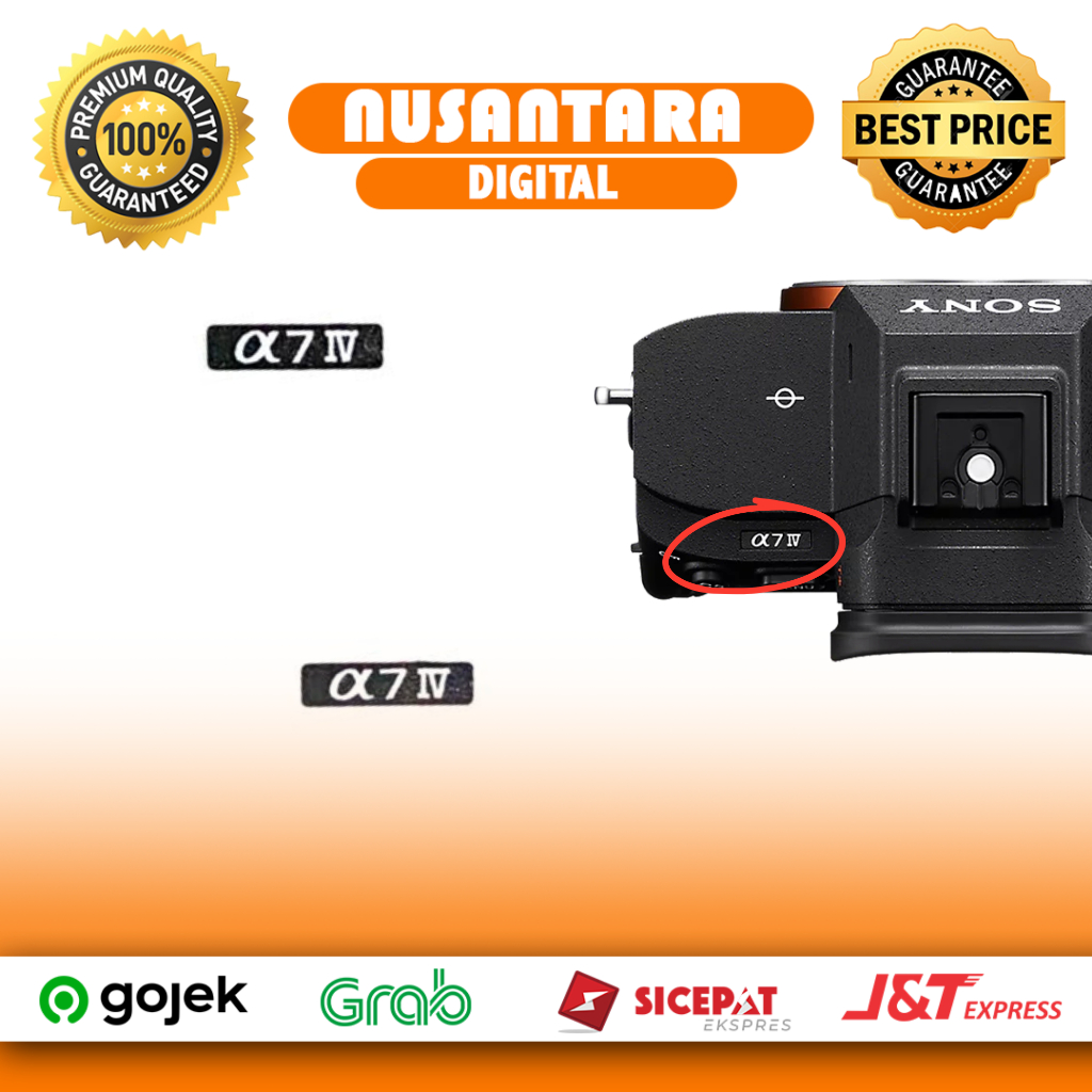 สัญลักษณ์โลโก้สําหรับ Sony A7M4 A74 A7 MARK IV