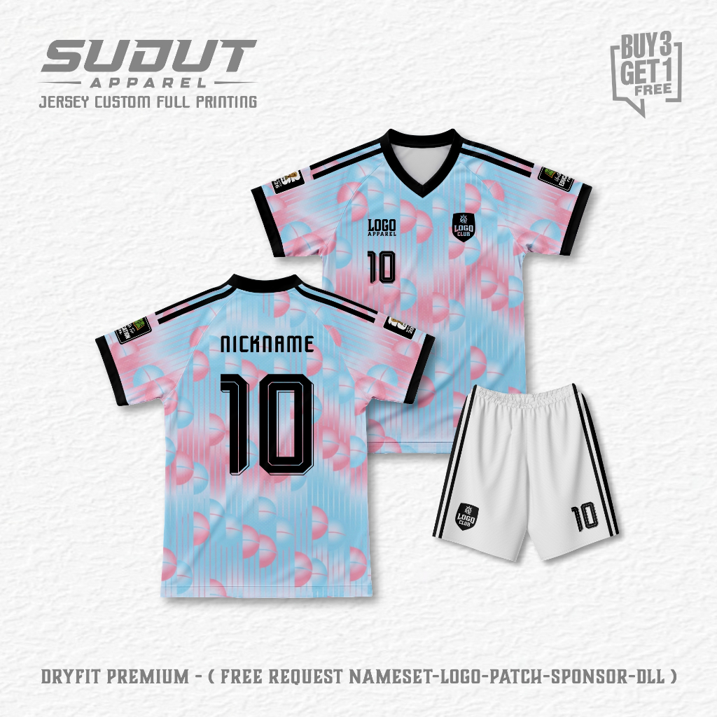 CUSTOM JERSEY SPORT FANTASY BLGM AWAY WRC26 พิมพ์เต็มรูปแบบ I ฟรี NAME & NUMBER I CORNER APPAREL