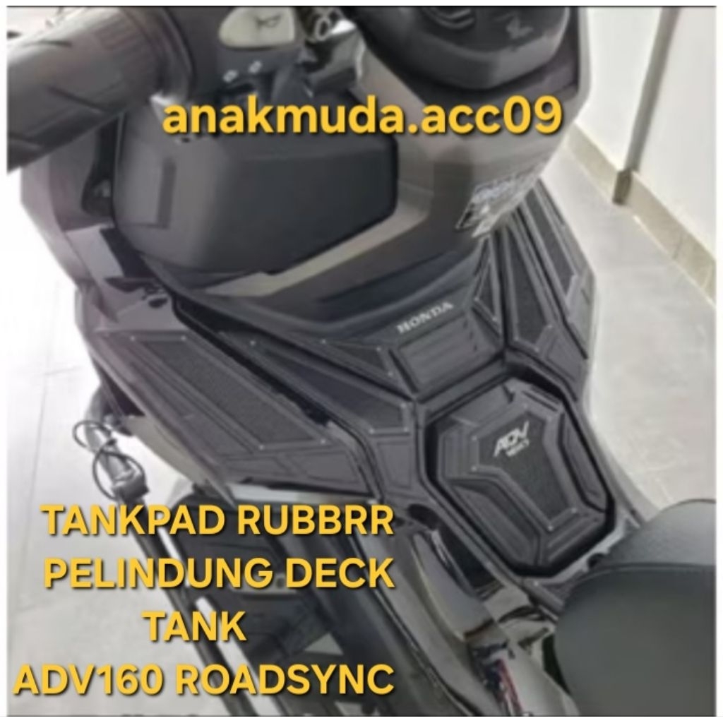 ยางแทงค์แพด Honda ADV 160 ROADSYNC TANKPAD ADV 160 CBS ABS ROADSYNC 2025 2026 ยาง premiumrubber rack