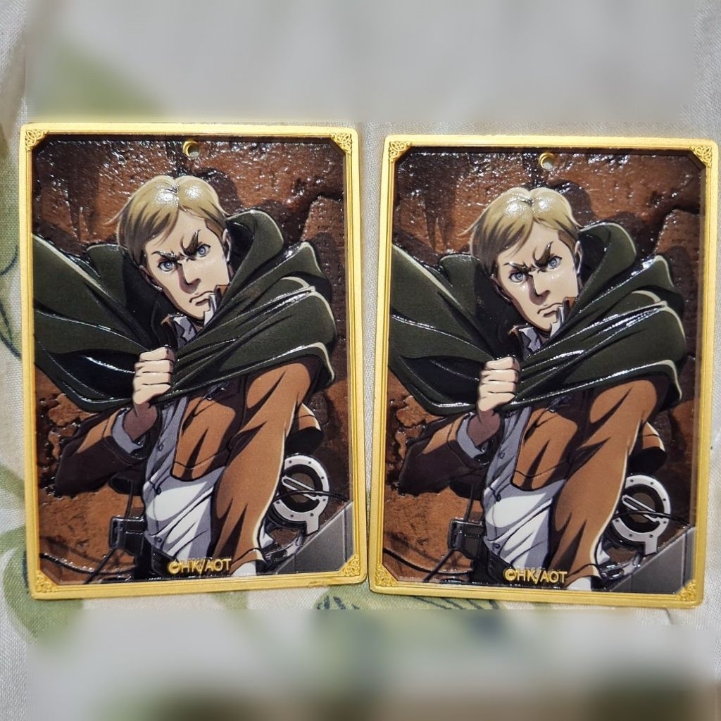 การ์ดโลหะ Erwin Smith Attack on Titan