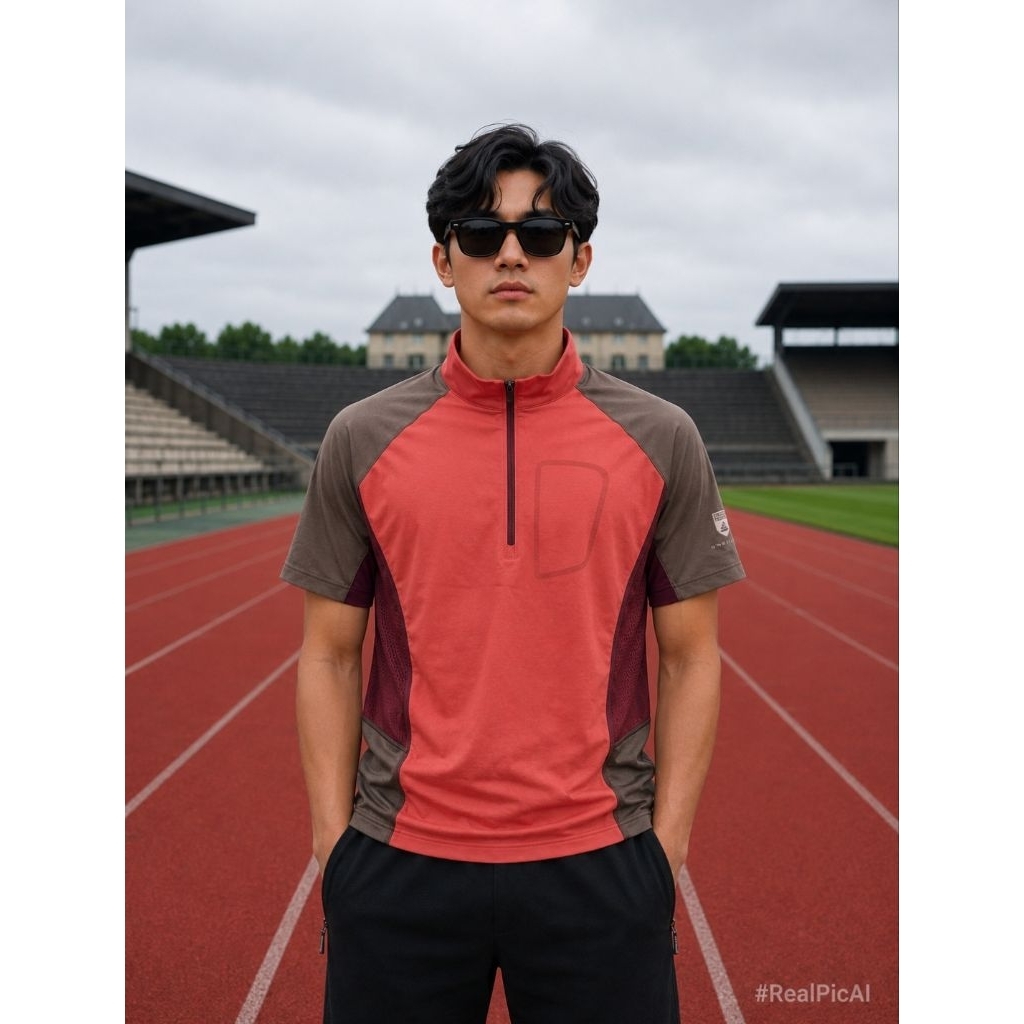 เสื้อ Halfzip Performance COL*MBIA 0R1 ไซส์ S fit M (P62 x L48)