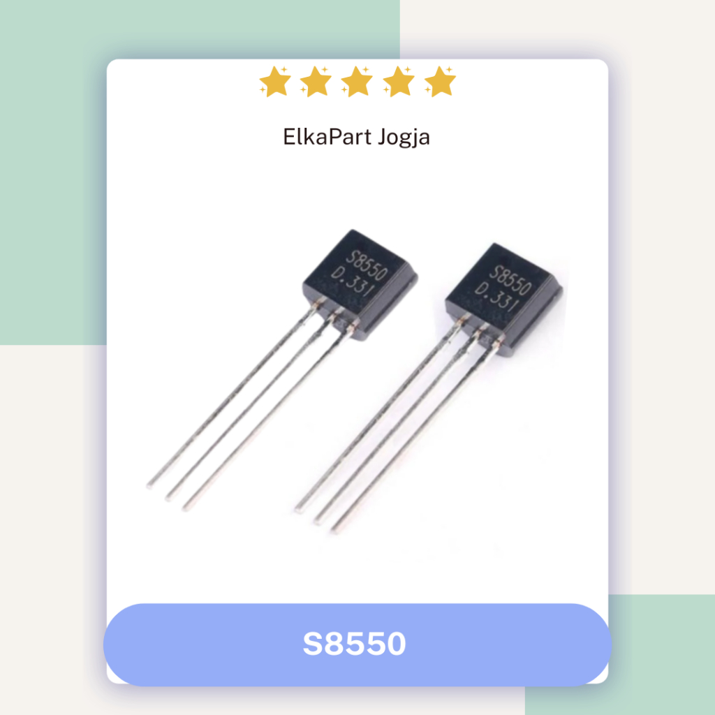 ทรานซิสเตอร์ PNP S8550 ทรานซิสเตอร์ PNP TO-92 S 8550