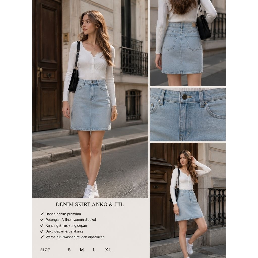 DENIM SKRIT ANKKO & Jjil
