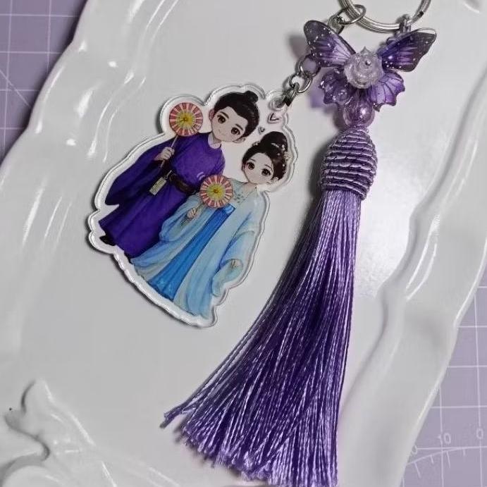 พวงกุญแจ Mo Li The First Jasmine Bai lu Cheng lei