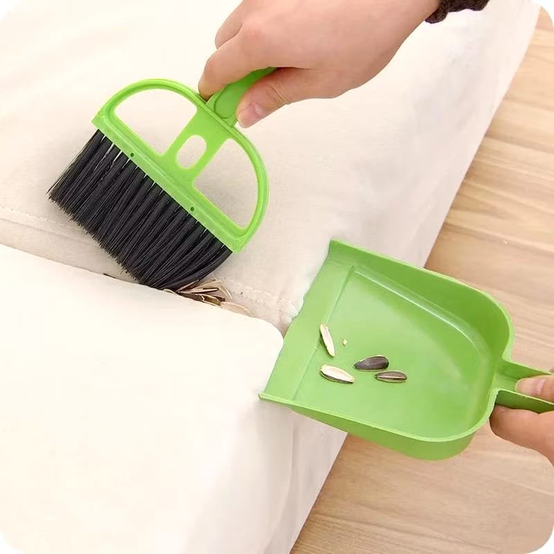 MINI BROOM SET MULTIPURPOSE Car DUST KEYBORD HOME FURNITURE - MINI BROOM SET SMALL BROOM CLEANING CA