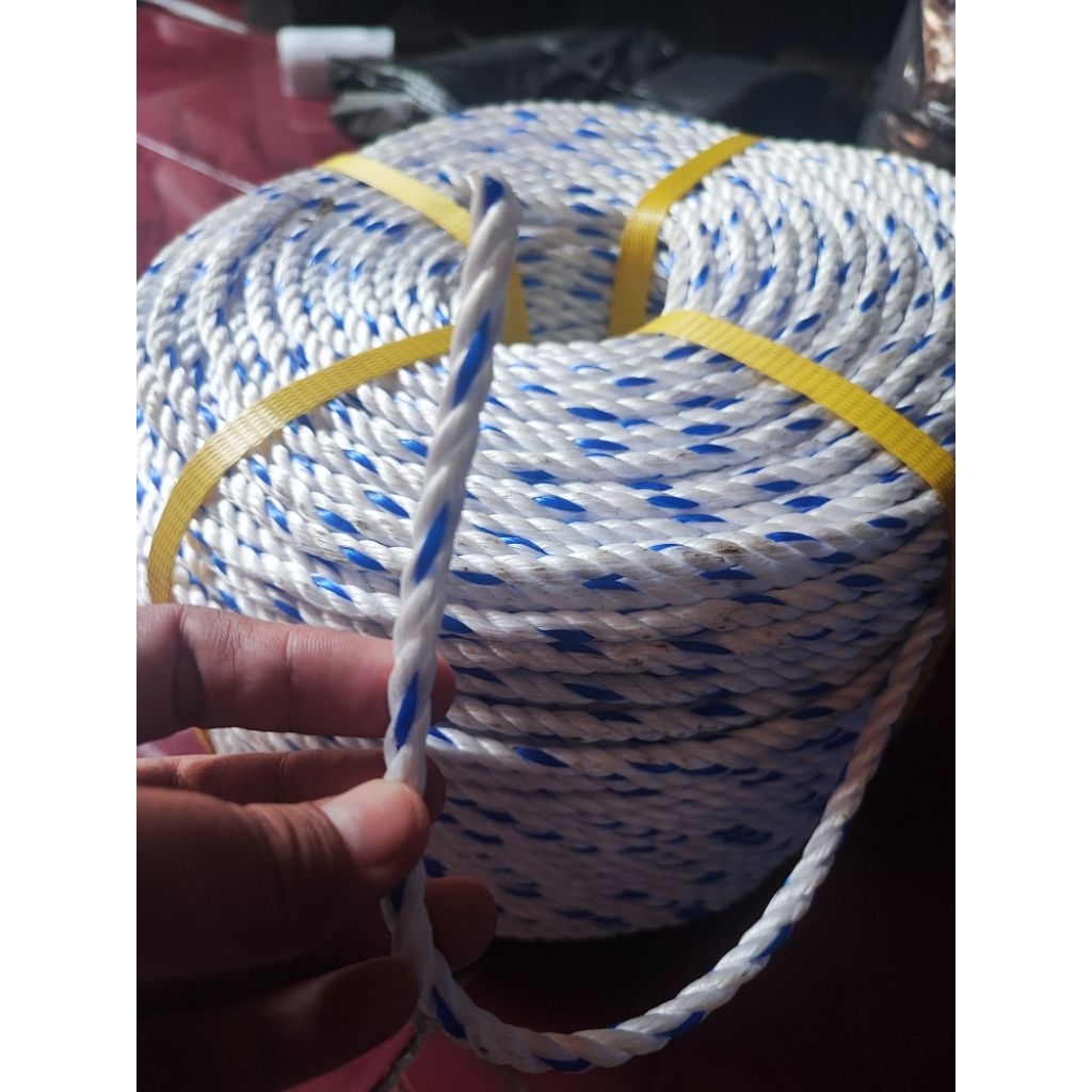 เชือกพลาสติก หรือ PP Monofilament Rope ขนาด 6MM