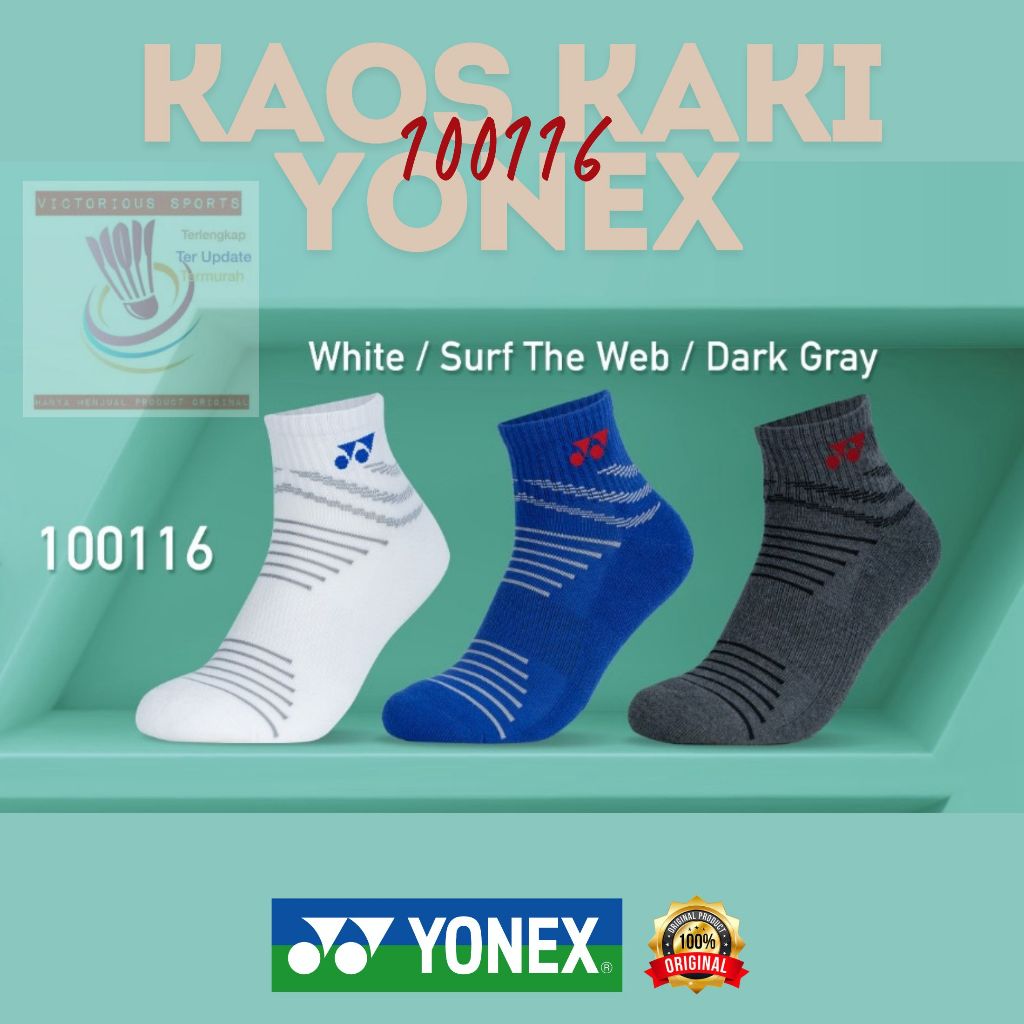 ถุงเท้าแบดมินตัน Yonex SSSF 100116 / ถุงเท้า Yonex SSSF100116 ต้นฉบับต้นฉบับ