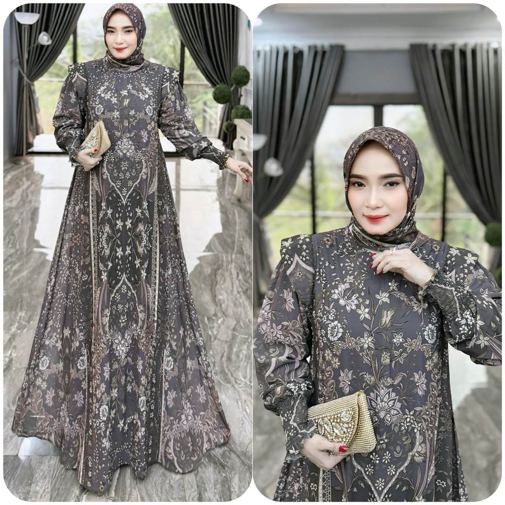 ชุดเตียง Syari Gamis Queena ล่าสุด By Mariani Fashion / Syari Gamis สวย / Premium Syari Gamis