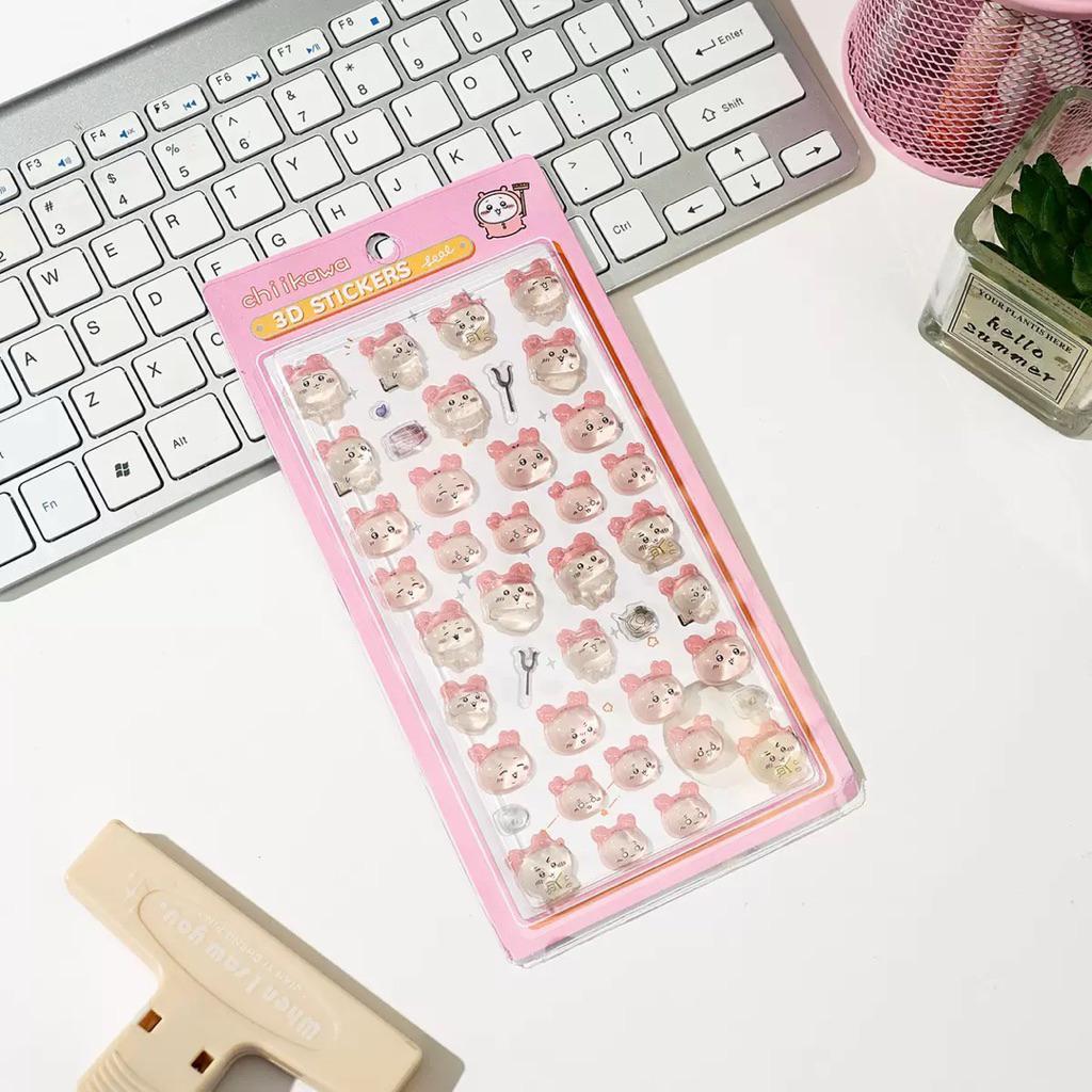 [READY] OME 3D Sticker seal Chiikawa and Friends