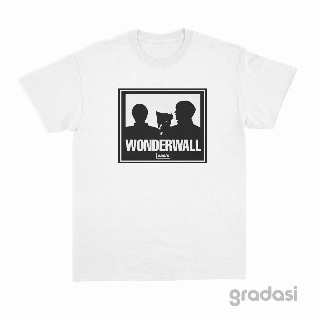 OASIS WONDERWALL BAND T-SHIRT / WONDERWALL OASIS BRITPOP T-SHIRT
