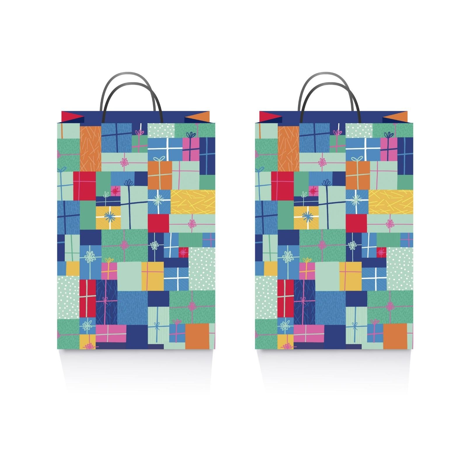 KRAFT PAPER BAG - MEDIUM PAPER BAG - BIRTHDAY - BA2232-HAL028