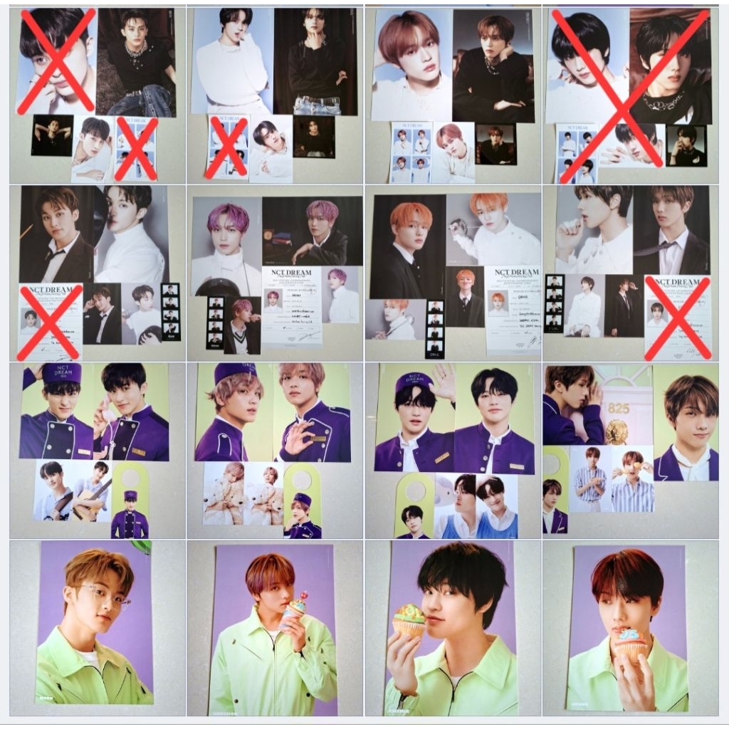 อวยพรของฤดูกาล mark haechan chenle jisung nct dream โปสการ์ดโปสเตอร์ฟิล์มภาพถ่าย 2021 2022 2023 2024