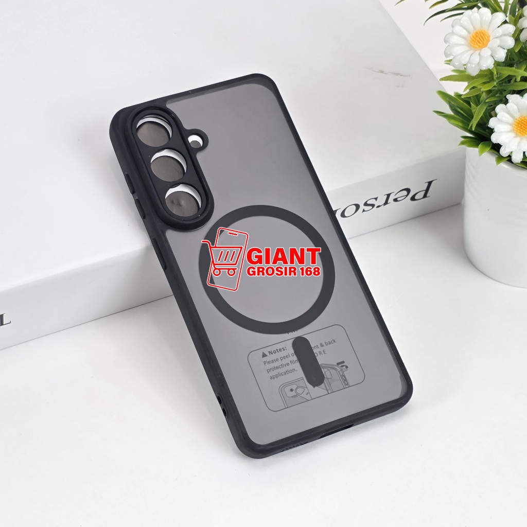 Magsafe Matte DoffสําหรับSamsung S26 Fe Samsung S21 Fe Samsung S23 Fe Samsung S24 Fe Samsung S25 Fe 