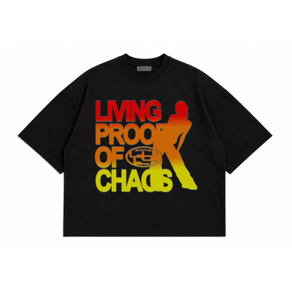 Udloff Tshirt Boxy Living Proof Oversize Unisex