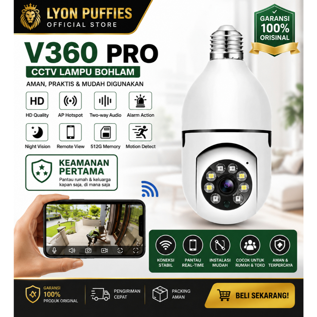 Cctv Smart V360 Pro 4K PTZ WiFi กล้องอัจฉริยะการมองเห็นได้ในเวลากลางคืน