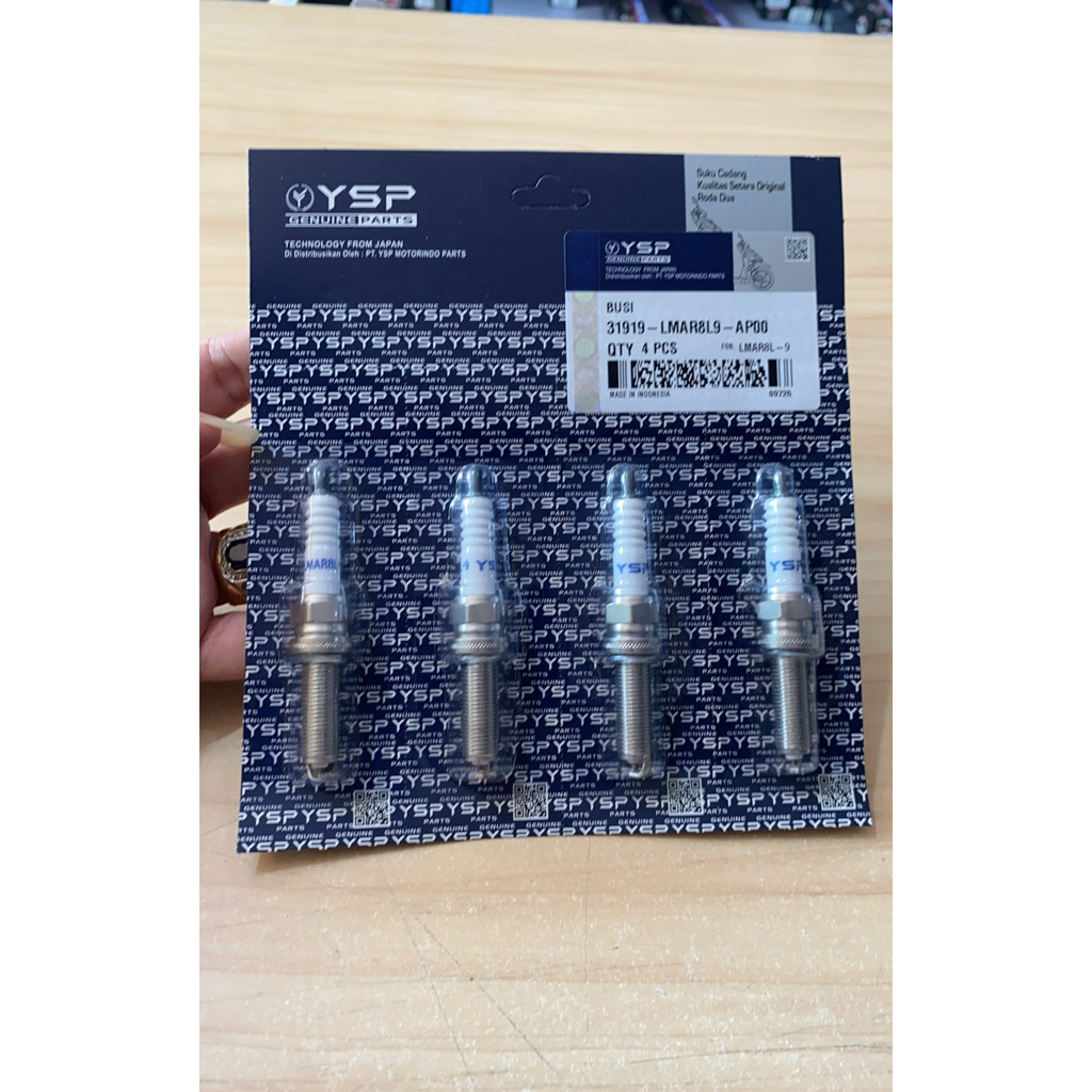 YSP หัวเทียน LMAR8L9 ราคาต่อชิ้น / LMAR8L-9 PCX 160 / Vario 160 / Stylo 160 / ADV 160 / ของแท้