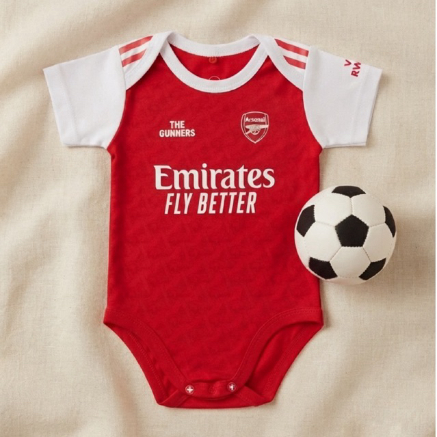 Arsenal Home Baby Football Jumper ใช้เป็นชื่อ&หลังได้