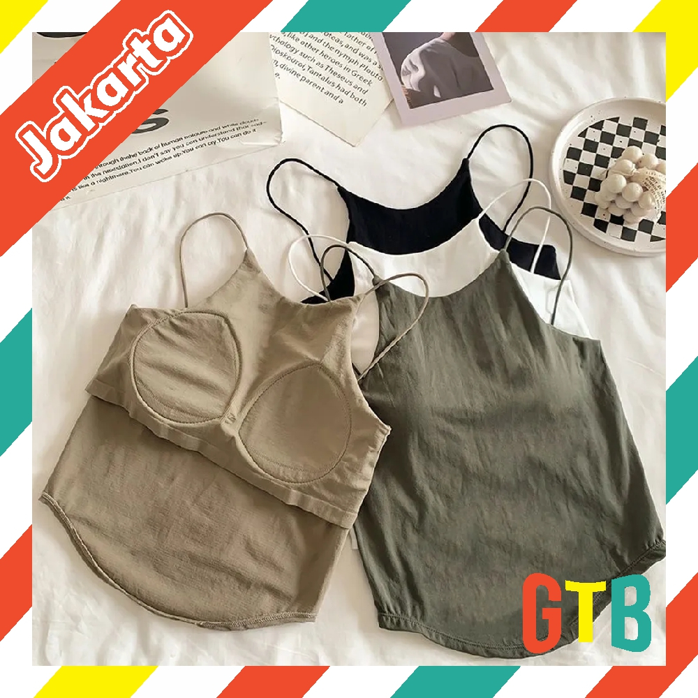 GTB เสื้อกล้ามผู้หญิงพร้อมสายรัดยางยืดเล็กและคัพบรา B111