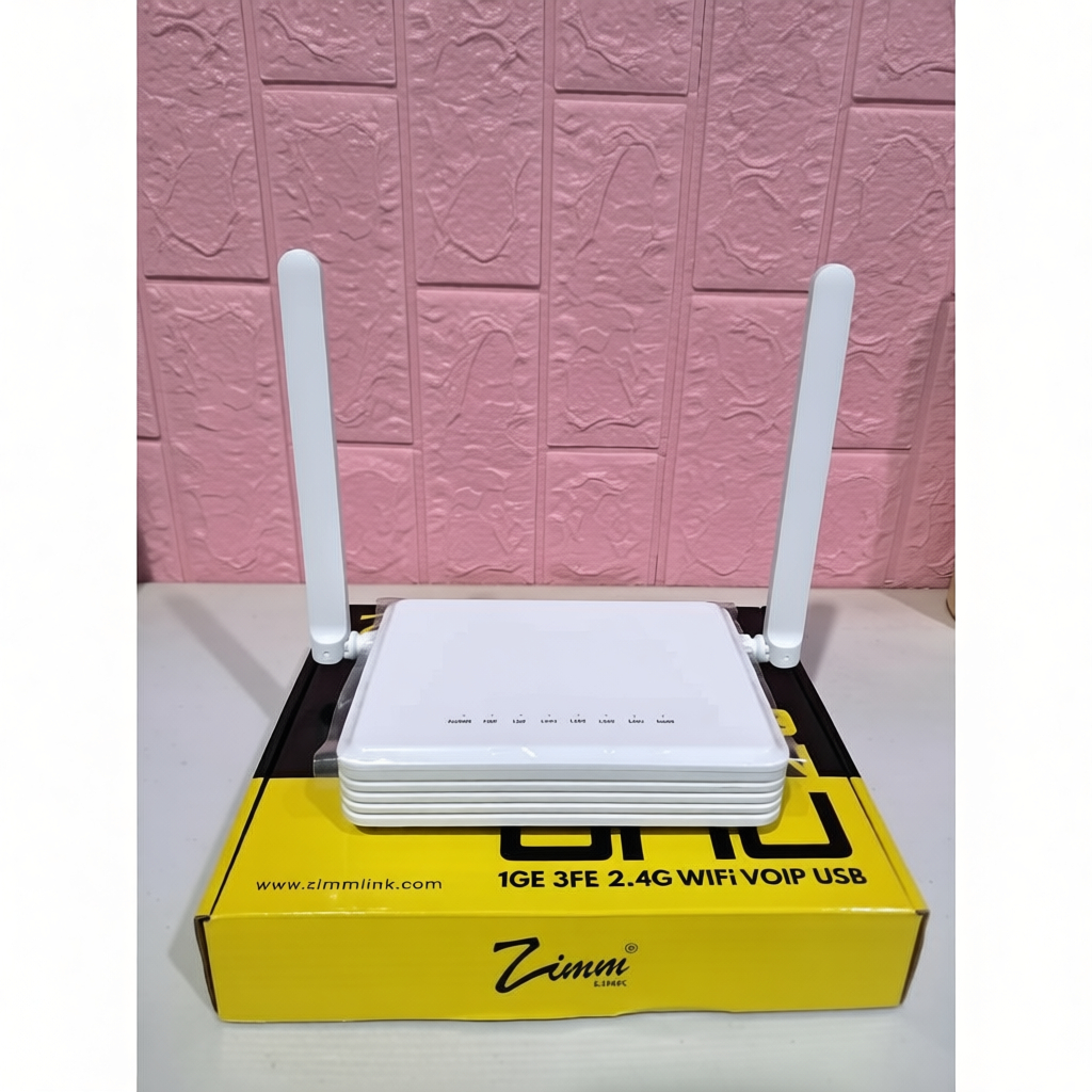 Zimmlink ZL-2113X FTTH เราเตอร์โมเด็ม 10 แพ็ค - พอร์ต Gigabit, Wifi 2.4G, VOIP