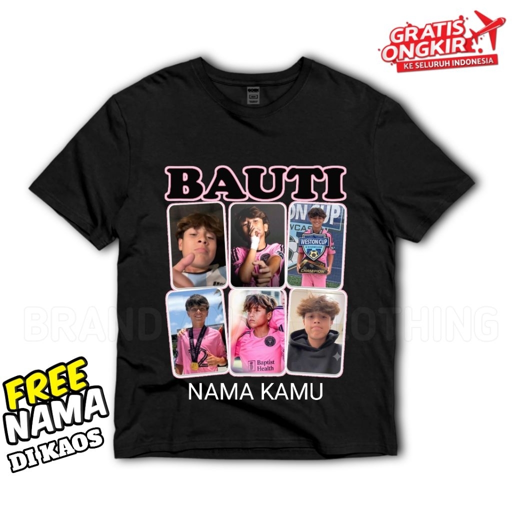 Inter Miami Bolti Kids T-Shirt - ชื่อเสื้อยืดเด็กฟรี