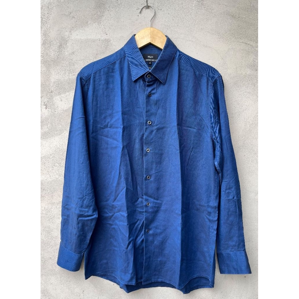 KEMEJA G2000 เสื้อเชิ้ตผู้ชายสีน้ําเงิน XL