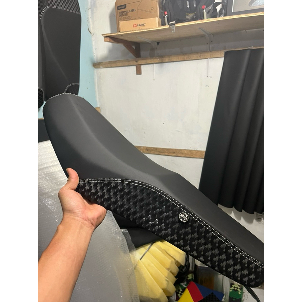 Jupiter Z Burhan Seat Two-Level รุ่น BR-tech ใหม่ล่าสุด 4D Carbon List - Best Jupiter Z Burhan/Z1/Z 