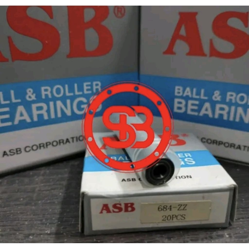 MINIMAL BEARING 684 ZZ ASB MINIMUM 2pc