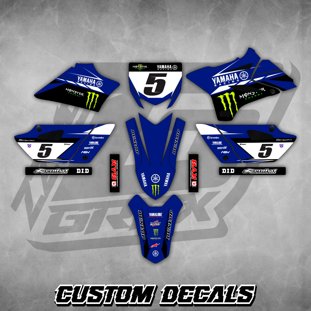YZ85 สติ๊กเกอร์เก่า / DECAL YZ 85 ใหม่ BEBEK STANDARD DECAL STICKER YZ 85 DECAL STICKER YZ 85 ใหม่ 8