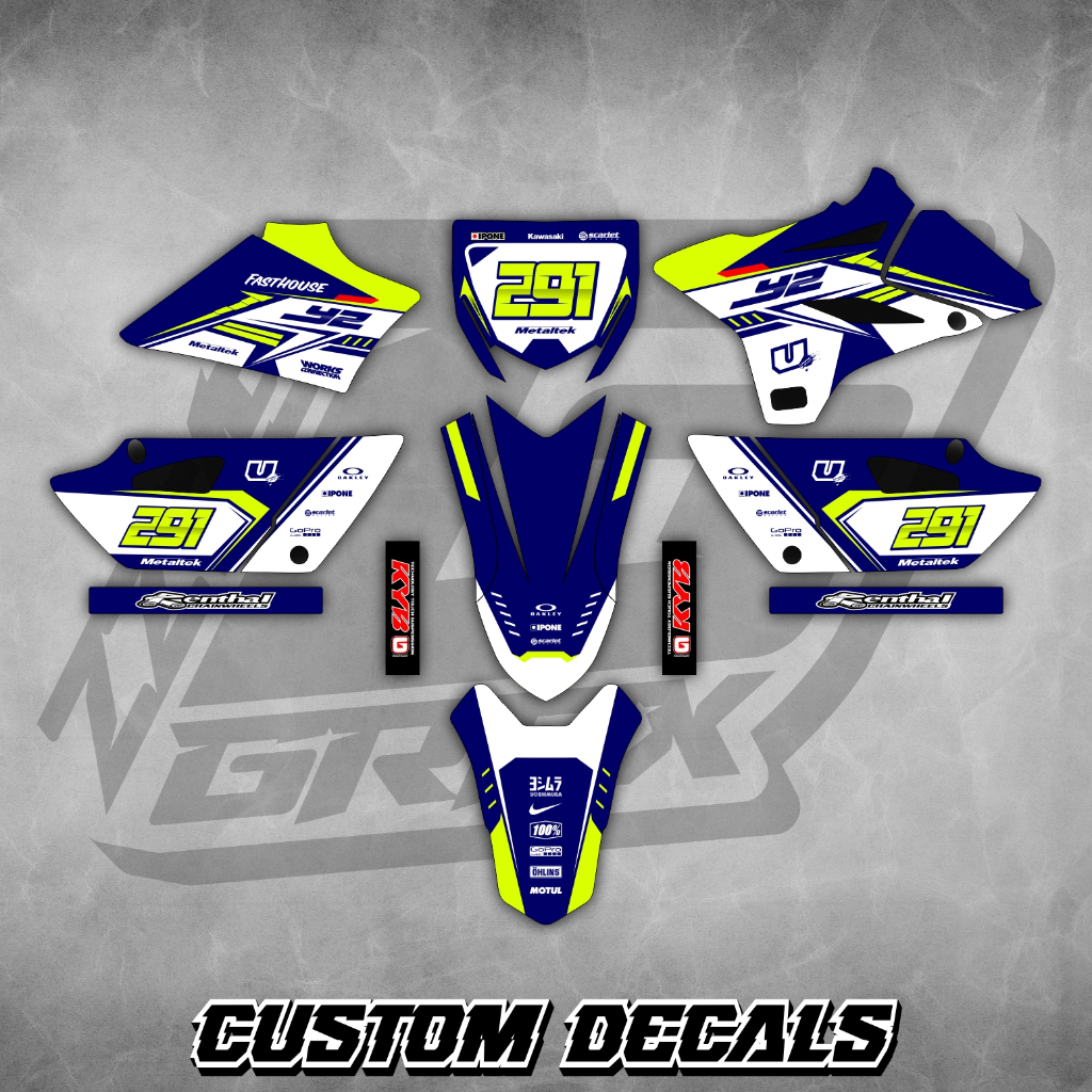 YZ85 สติ๊กเกอร์เก่า / DECAL YZ 85 ใหม่ BEBEK STANDARD DECAL STICKER YZ 85 DECAL STICKER YZ 85 ใหม่ 7