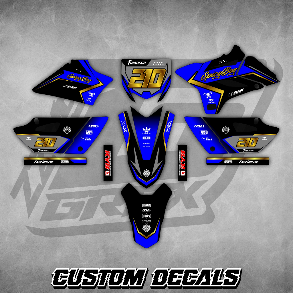 YZ85 สติ๊กเกอร์เก่า / DECAL YZ 85 ใหม่ BEBEK STANDARD DECAL STICKER YZ 85 DECAL STICKER YZ 85 ใหม่ 3