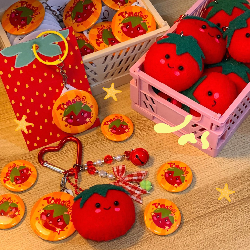 DAS TOMATO BAG CHARMS KEYCHAIN