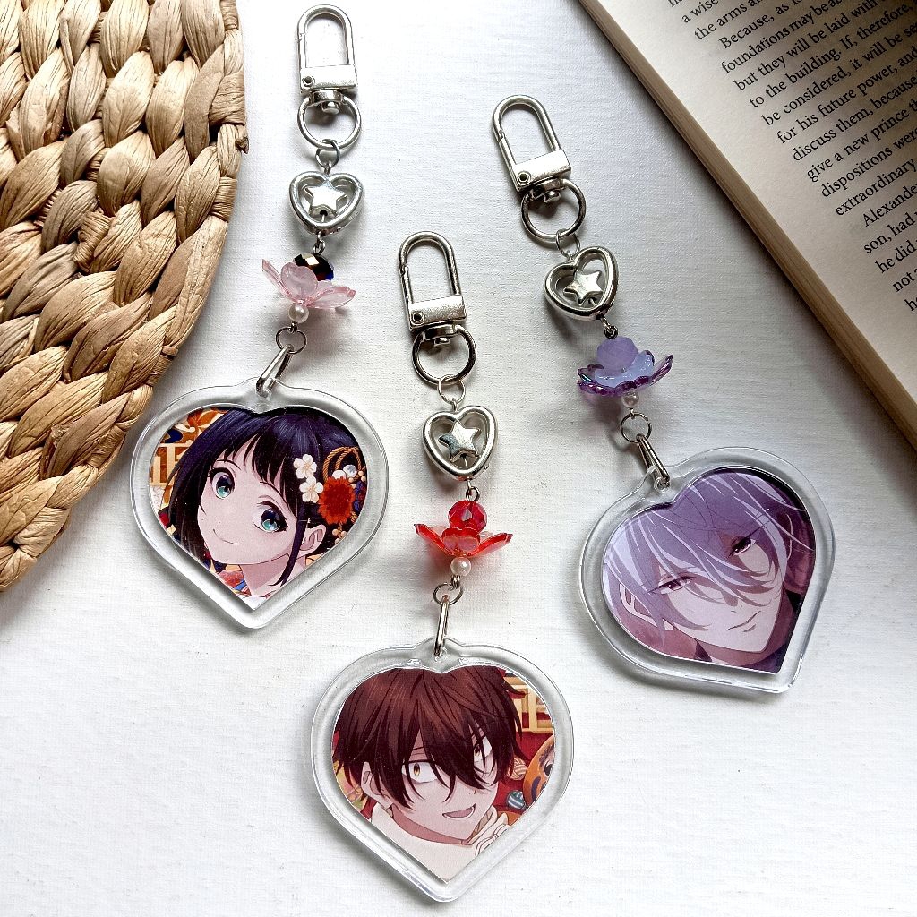 BAG CHARM/BEADS KEYCHAIN ANIME SPARKS OF TOMORROW