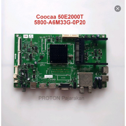 MESIN Coocaa 50E2000T LED TV เมนบอร์ดเครื่องยนต์ 5800-A6M33G-0P20 PCB Mobo LCD 43LE7120 43DS3000 43L