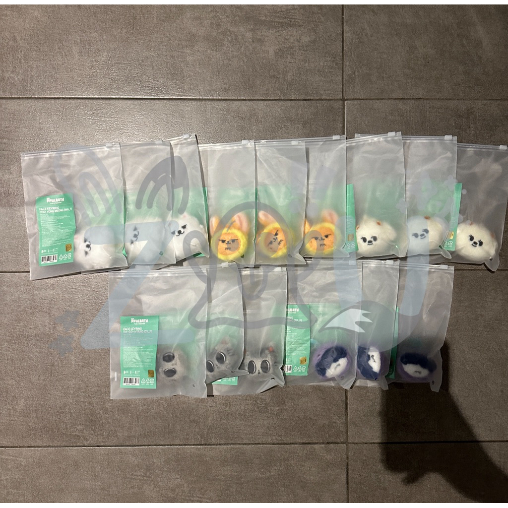 TXT PPULBATU FACE PLUSH KEYRING LG TWINS BASEBALL FINDING MOA HAWANG CHOON YEONG MEONG BAMGEUT DAGON
