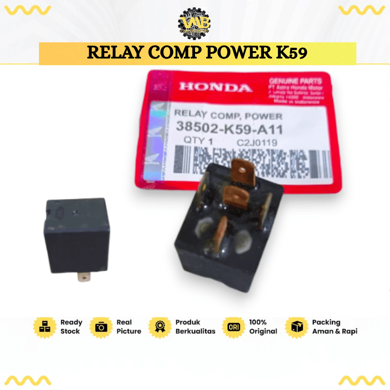 RELAY RELAY COMP POWER 5 ขา VARIO 150 ESP K59, ใหม่ VARIO ESP K59J, VARIO 125 ESP K60R CODE K59