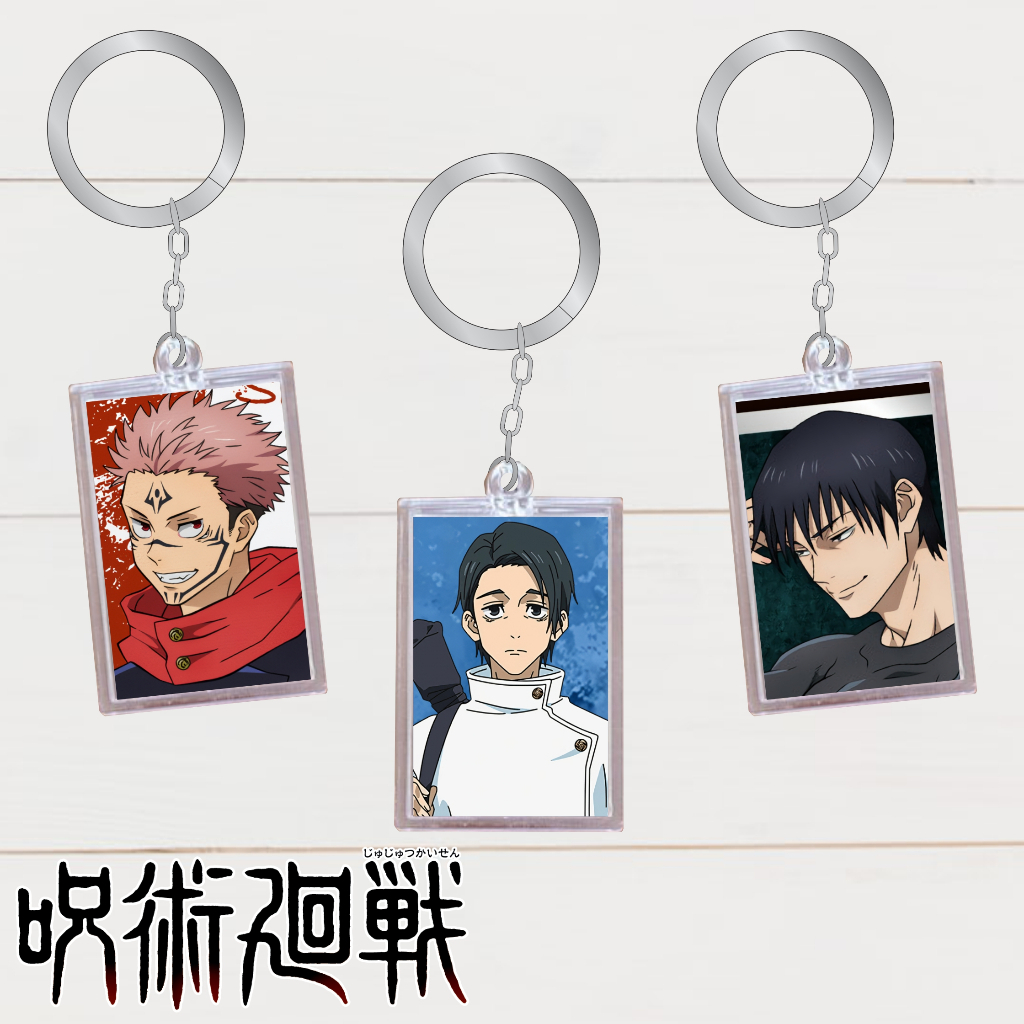 พวงกุญแจอนิเมะ GANTUNGAN / พวงกุญแจ Jujutsu Kaisen / พวงกุญแจ Itadori Sukuna Gojo Satoru