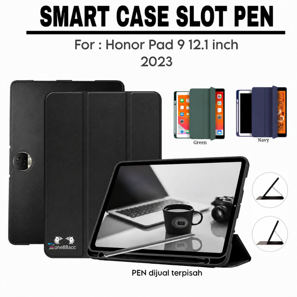 ปากกาสล็อต Smartcase Honor Pad 9 12.1" นิ้ว 2023 / Honor Pad 9 Casing / เคส Pad 9 / Honor Pad 9 Soft