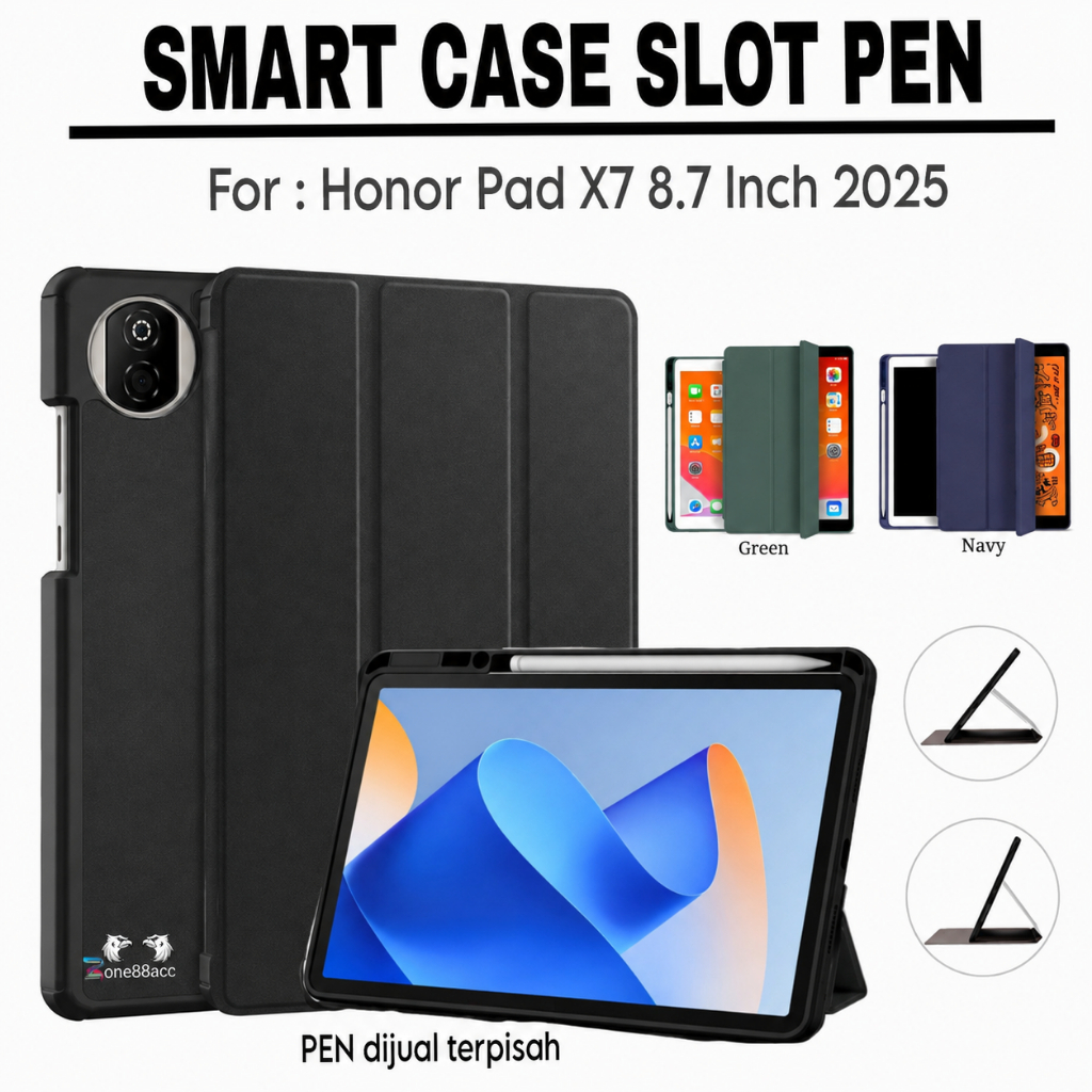 Smartcase Slot Pen Honor Pad X7 2025 8.7" นิ้ว / softcase Honor pad x7 / ปลอก Honor pad x7 / case pa