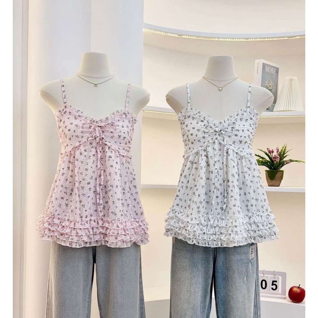 USU TANKTOP PEE KA NONG FLOWER TANKTOP