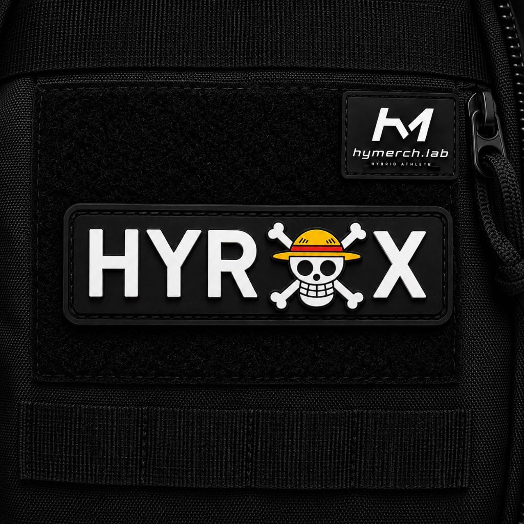 Hymerch Patch HYROX GYM Rubber Velcro Premium Hyrox One Piece