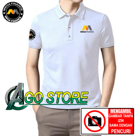 เสื้อโปโล เสื้อคอปก BANK MEGA FINANCE DTF Screen Printing AGOSTORE