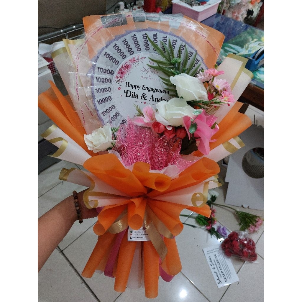 REGULAR 7 EMPTY MONEY BOUQUET / FAN BOUQUET / FLOWER BOUQUET