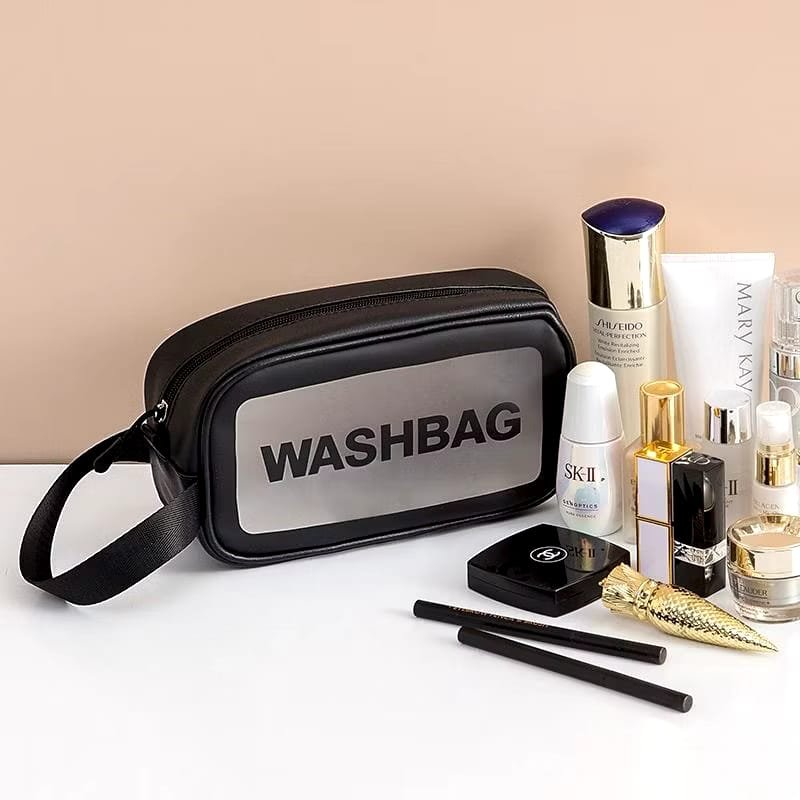 กระเป๋าเครื่องสําอางแบบใส Washbag / WATERPROOF Washbag POUCH / กระเป๋าแต่งหน้า