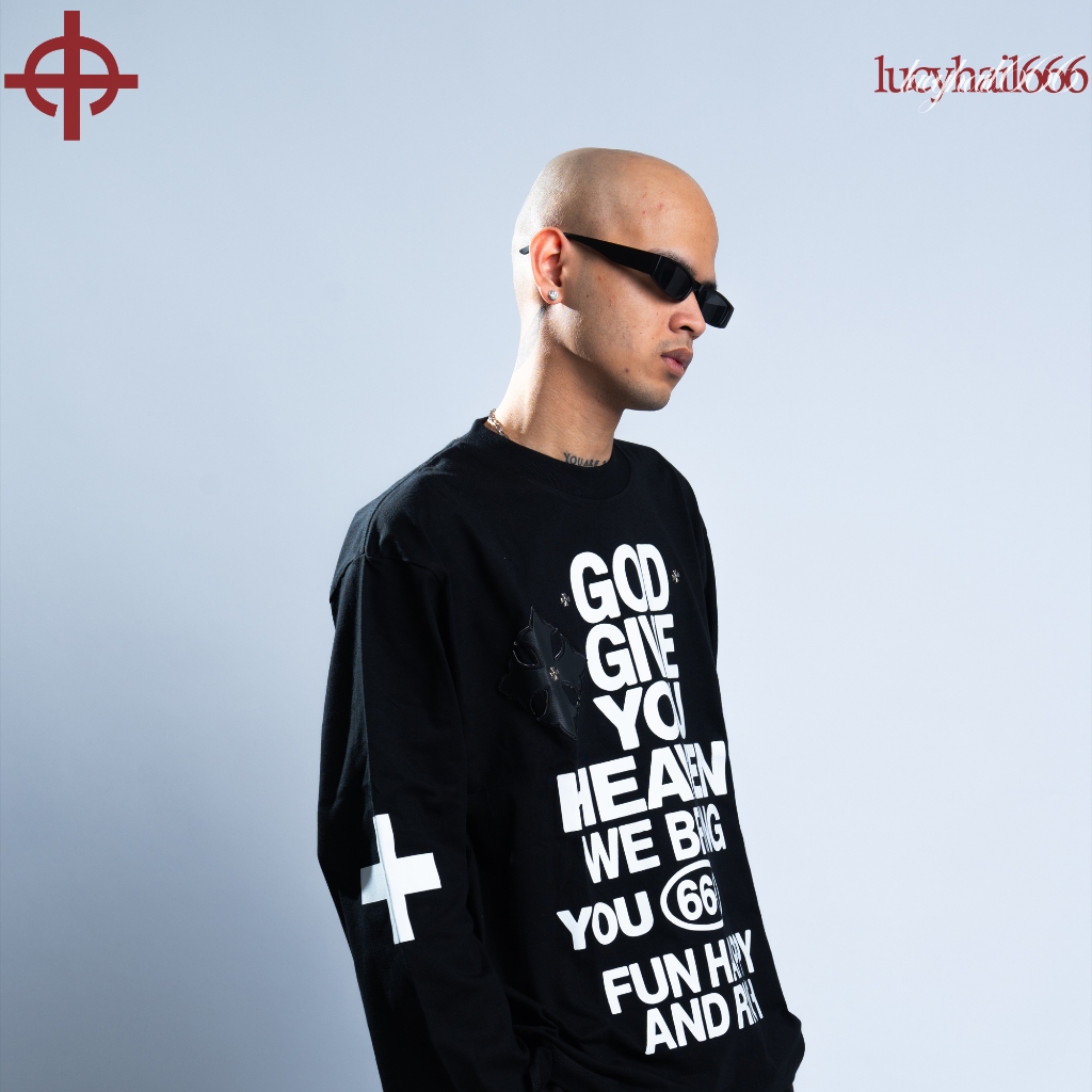 LucyhailTripleSix - Fun Happy & Rich - Boxy Longsleeves 16S