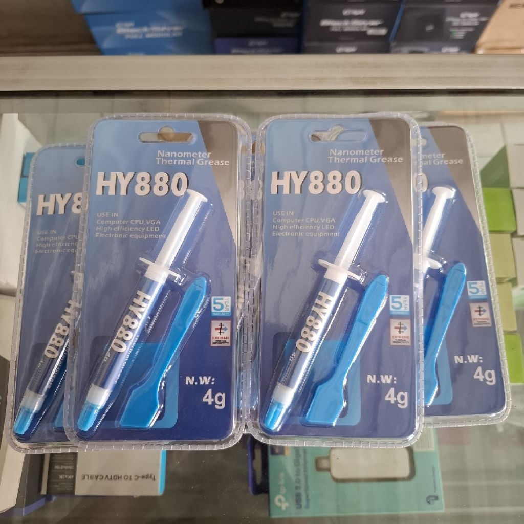 Halnzye Thermal Paste HY880 Nanometer 4G สําหรับแล็ปท็อปและคอมพิวเตอร์ - คอมพิวเตอร์ความร้อน Strengt