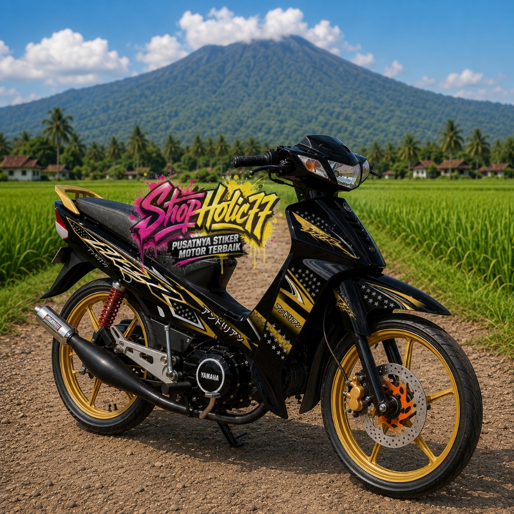 Yamaha fizr f1zr f1z r Striping สติกเกอร์ญี่ปุ่น Variation Gaijin Gold แล้วตัดเคลือบเงาทน
