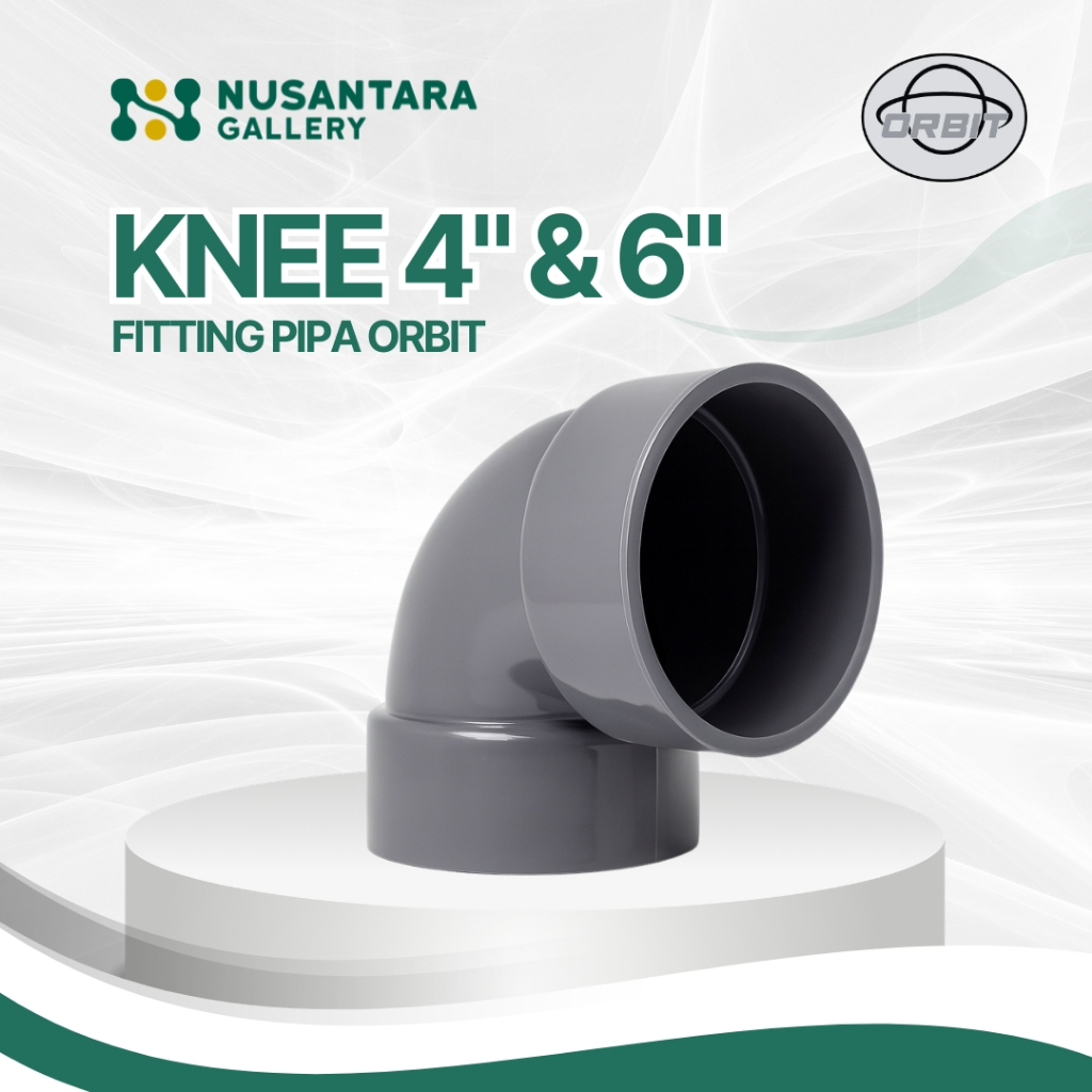 SIKU ORBIT เข่า PVC 90° 4" & 6" - ข้อต่อท่อน้ําข้อศอก